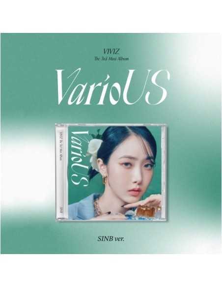 [Jewel Case] VIVIZ 3rd Mini Album - VarioUS (SINB Ver.) CD + Poster
