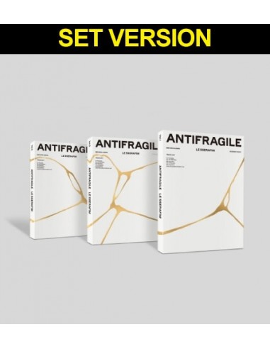 [Re-release][SET] LE SSERAFIM 2nd Mini Album - ANTIFRAGILE (SET Ver.) 3CD
