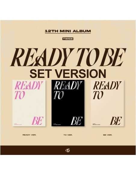 [SET] TWICE 12th Mini Album - READY TO BE (SET Ver.) 3CD + Poster