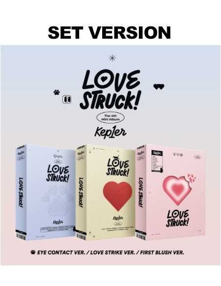 大学 割引 Kep1er 4th Mini Album - LOVESTRUCK! (Random Ver.) CD + Poster K-POP・アジア