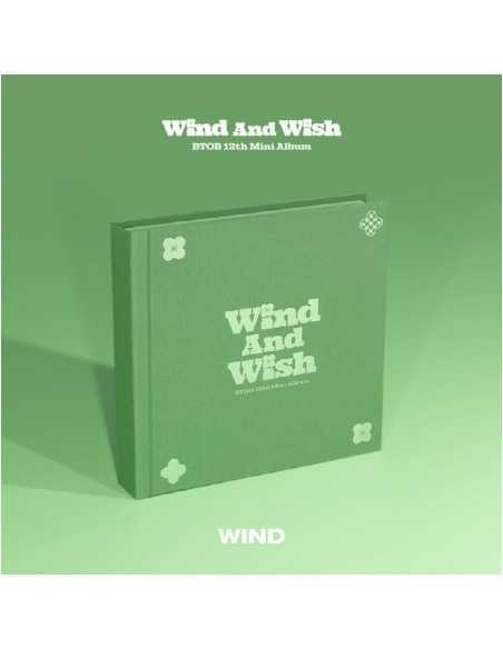 BTOB 12th Mini Album - WIND AND WISH (WIND Ver.) CD + Poster