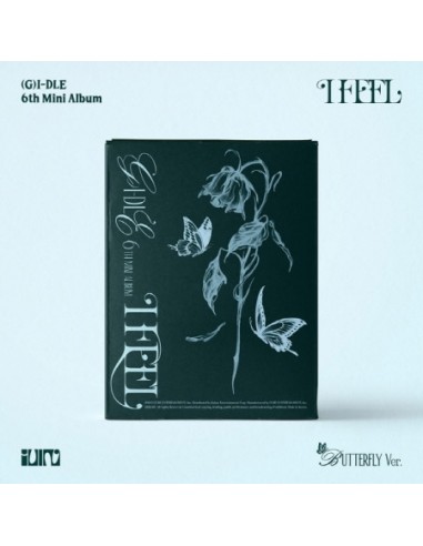 (G)I-DLE 6th Mini Album - I feel (Butterfly Ver.) CD + Poster