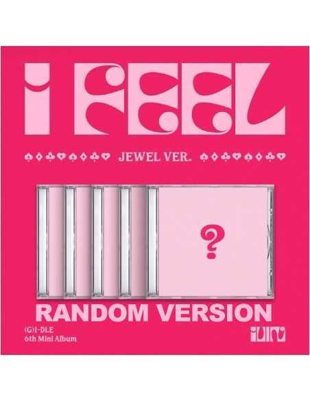 [Jewel] I-DLE 6th Mini Album - I feel (Random Ver.) CD + Poster