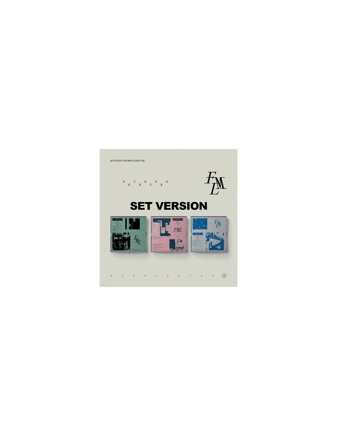 [SET] SEVENTEEN 10th Mini Album - FML (SET Ver.) 3CD