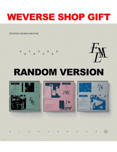 [Weverse Shop Gift] SEVENTEEN 10th Mini Album - FML (Random Ver.) CD