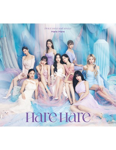 [Japanese Edition] TWICE 10th Single Album - Hare Hare (1st Limited Edition  Ver.A) CD + DVD