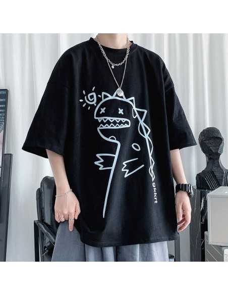 [S557] Crong Dino Printing T-Shirt