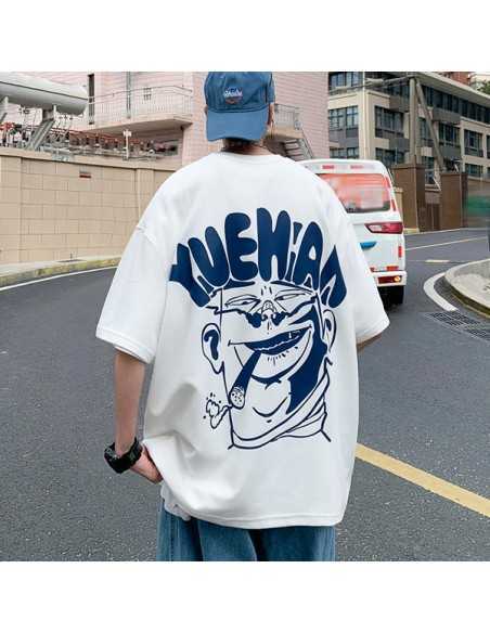 [S561] Herrick Smoke Man Printing T-Shirt