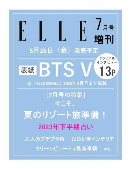 Magazine ELLE JAPAN 2023-07 BTS V
