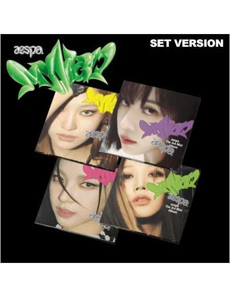 [SET][Poster Ver.] aespa 3rd Mini Album - MY WORLD (SET Ver.) 4CD + 4Poster