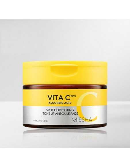 [MISSHA] VITA C Plus Spot Correcting Tone Up Ampoule Pads 80EA