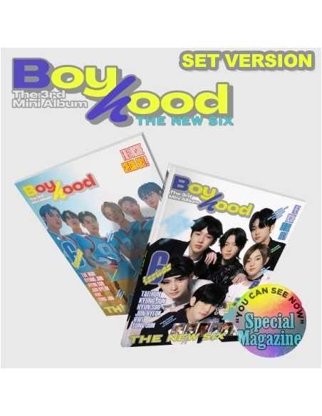 [SET] THE NEW SIX (TNX) 3rd Mini Album - BOYHOOD (SET Ver.) 2CD
