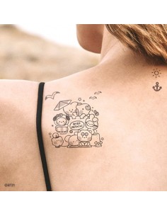 BT21 X Monopoly Collaboration - Tattoo Sticker [Summer Sky]