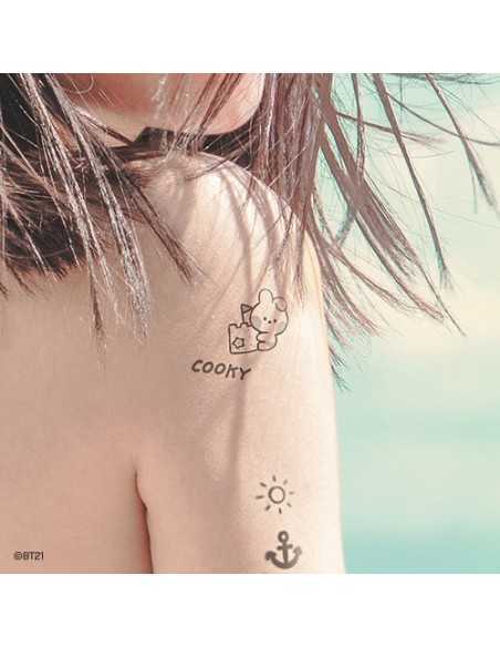 BT21 X Monopoly Collaboration - Tattoo Sticker [Summer Sky]