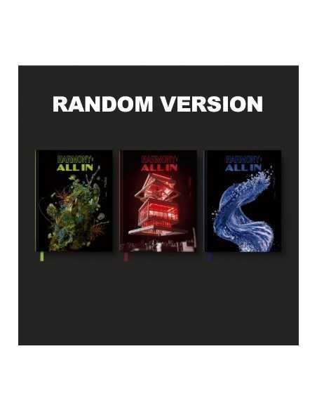 P1Harmony 6th Mini Album - HARMONY : ALL IN (Random Ver.) CD + Poster