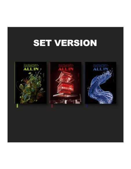 [SET] P1Harmony 6th Mini Album - HARMONY : ALL IN (SET Ver.) 3CD + 3Poster