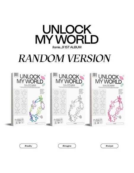 Fromis_9 1st Album - Unlock My World (Random Ver.) CD