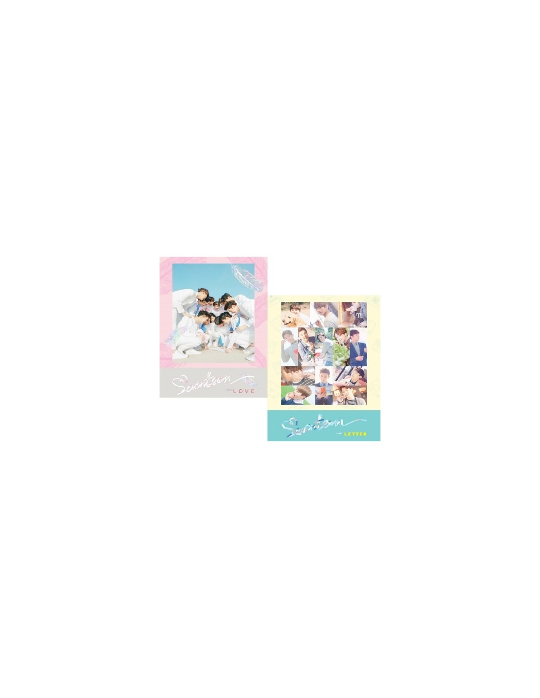 Re-Release] SEVENTEEN 1st Album - FIRST 'LOVE & LETTER' (LOVE Ver.) CD