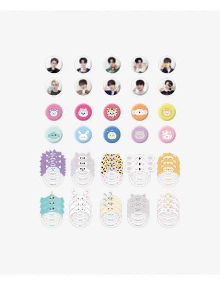 FUNNY TREASURE Goods - CAN BADGE & PVC COVER SET