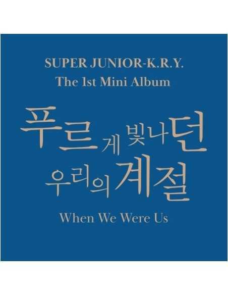 Super Junior K.R.Y 1st Mini Album - When We Were Us (Random Ver.) CD