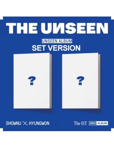 [SET] SHOWNU X HYUNGWON 1st Mini Album - THE UNSEEN (SET Ver.) 2CD