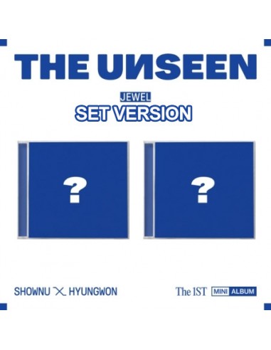 [JEWEL][SET] SHOWNU X HYUNGWON 1st Mini Album - THE UNSEEN (SET Ver.) 2CD