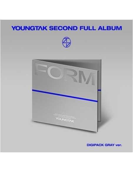 [Digipack] YOUNG TAK 2nd Album - FORM (GRAY Ver.) CD