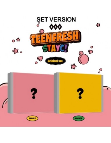 [SET] STAYC 3rd Mini Album - TEENFRESH (SET Ver.) 2CD + 2Poster