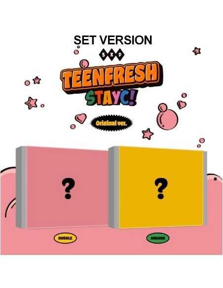 [SET] STAYC 3rd Mini Album - TEENFRESH (SET Ver.) 2CD + 2Poster