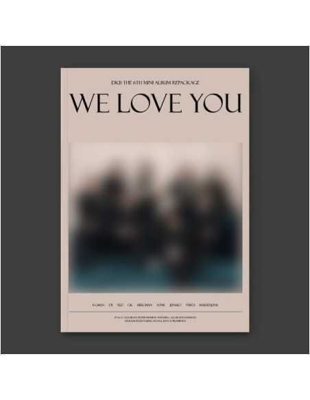 DKB 6th Mini Album - We Love You (Night Ver.) CD + Poster
