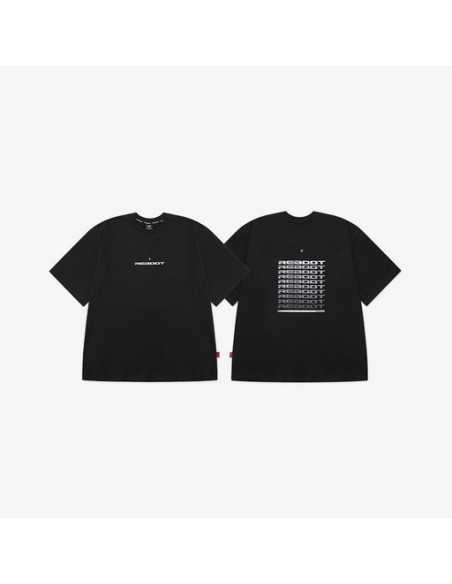 TREASURE REBOOT Goods - OVERFIT REFLECTIVE T-SHIRT_BLACK