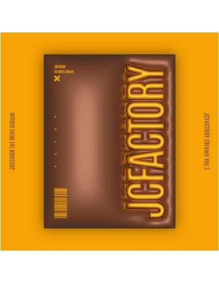 JAECHAN 1st Mini Album - JCFACTORY (BROWN Ver.) CD + Poster