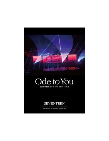 Japanese Edition] SEVENTEEN WORLD TOUR ＜ODE TO YOU＞ IN JAPAN Blu-ray