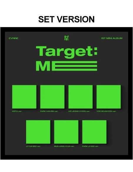 [SET][DIGIPACK] EVNNE 1st Mini Album - Target: ME (SET Ver.) 7CD