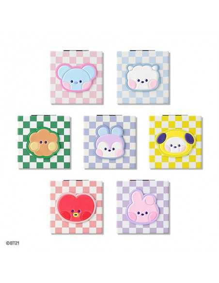 BT21 X Monopoly Collaboration - minini Leather Patch Mirror