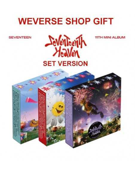 [Weverse Shop Gift][SET] SEVENTEEN 11th Mini Album - SEVENTEENTH HEAVEN (SET Ver.) 3CD