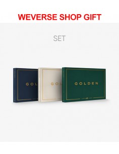 [Weverse Shop Gift][SET] JUNG KOOK Solo Album - GOLDEN...