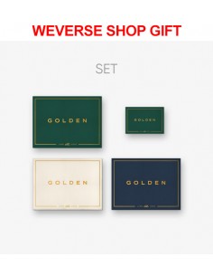 [Weverse Shop Gift][4SET] JUNG KOOK Solo Album - GOLDEN...