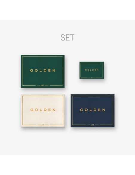 [4SET] JUNG KOOK Solo Album - GOLDEN (SET Ver.) 3CD + Weverse Albums Ver