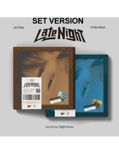 [SET] Jay Chang 1st Mini Album - Late Night (SET Ver.) 2CD