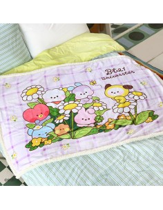 BT21 X Monopoly Collaboration - minini FLOWER Blanket
