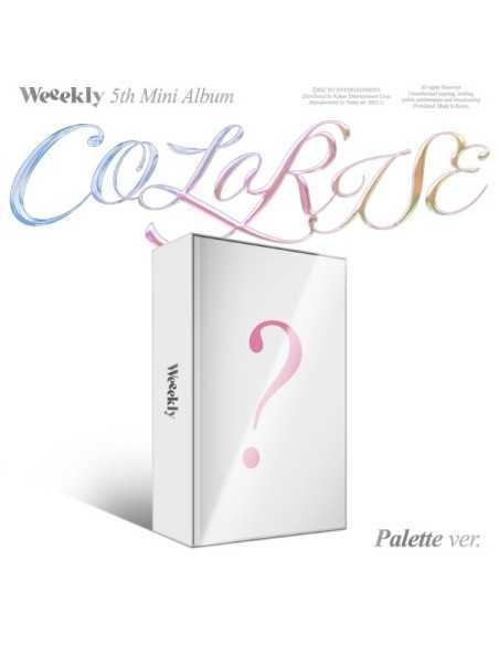 Weeekly 5th Mini Album - ColoRise (Palette Ver.) CD + Poster