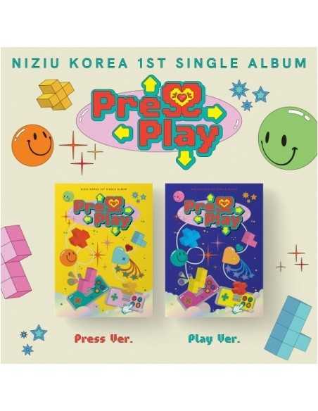 NiziU 1st Single Album - Press Play (Random Ver.) CD