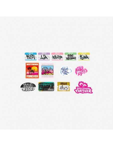 ITZY 2024 Best Friends Forever Goods - CARRIER STICKER SET