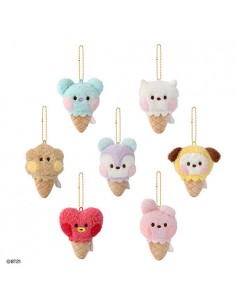 BT21 X Monopoly Collaboration - minini Plush Keyring [ICE...
