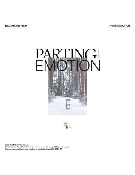 NIEL 3rd Single Album - PARTING EMOTION CD