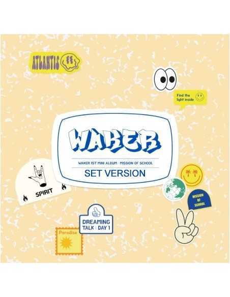 [SET] WAKER 1st Mini Album - MISSION OF SCHOOL (SET Ver.) 2CD