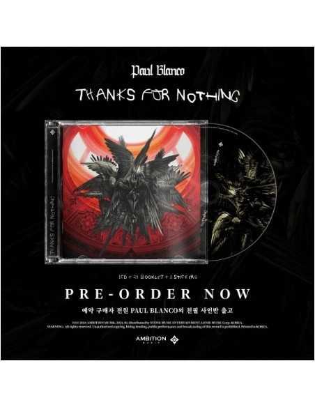 Paul Blanco Album - Thanks For Nothing CD