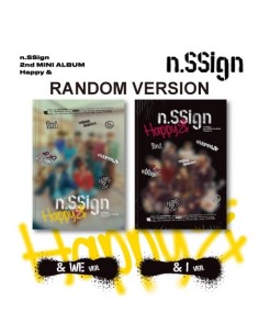 n.SSign 2nd Mini Album - Happy & (Random Ver.) CD