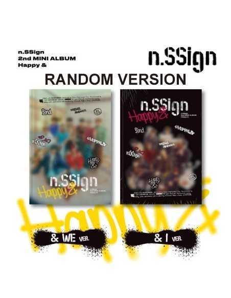 n.SSign 2nd Mini Album - Happy & (Random Ver.) CD